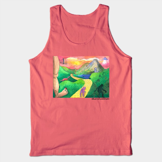 Coexist Tank Top by Austin Floyd Artwork